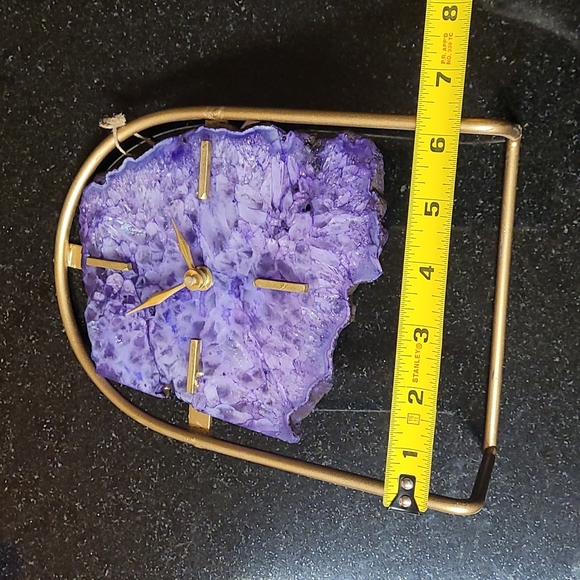🕰Purple Agate Desktop Clock - Picture 6 of 8